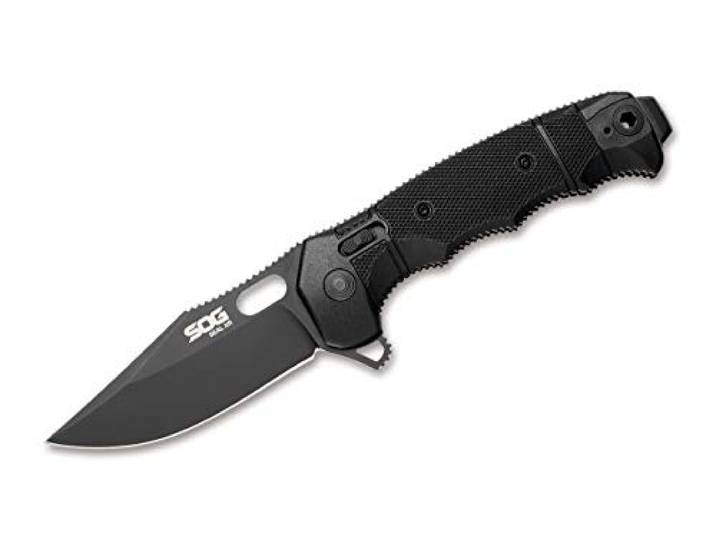 Böker Unisex – Erwachsene Seal XR Messer, schwarz, 23,3 cm
