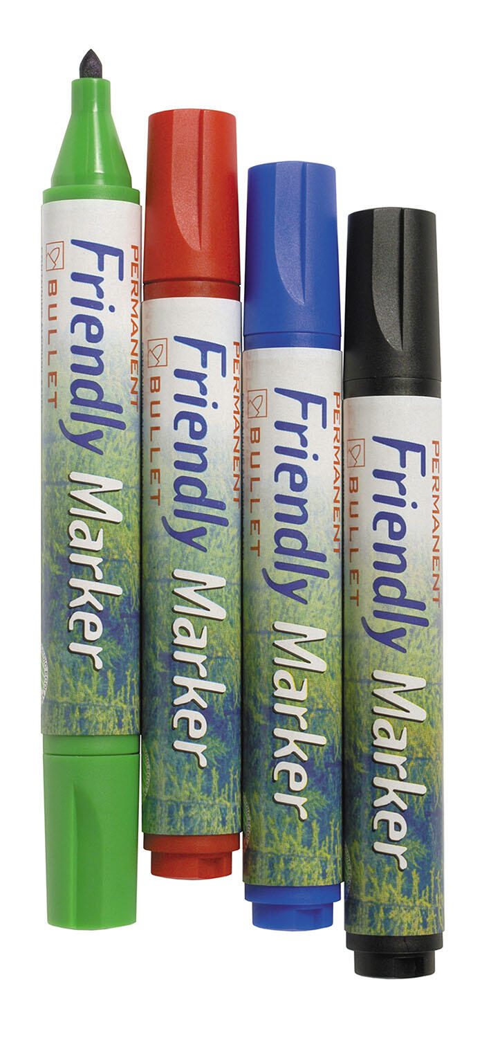 BALLOGRAF® Permanentmarker-Set Friendly Fine 1.5 - 3.0 mm farbsortiert 16350