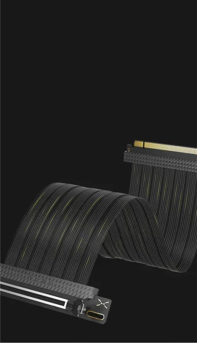 TRYX STRING PCIe 5.0 x16 Riser Kabel, 300mm - schwarz