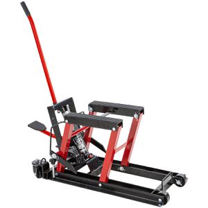 DEMA Hebebühne 24401, für Motorrad, ATV und Quad, 12-40 cm Hubhöhe, hydraulisch, mit Fußpedal, Tragkraft 450kg