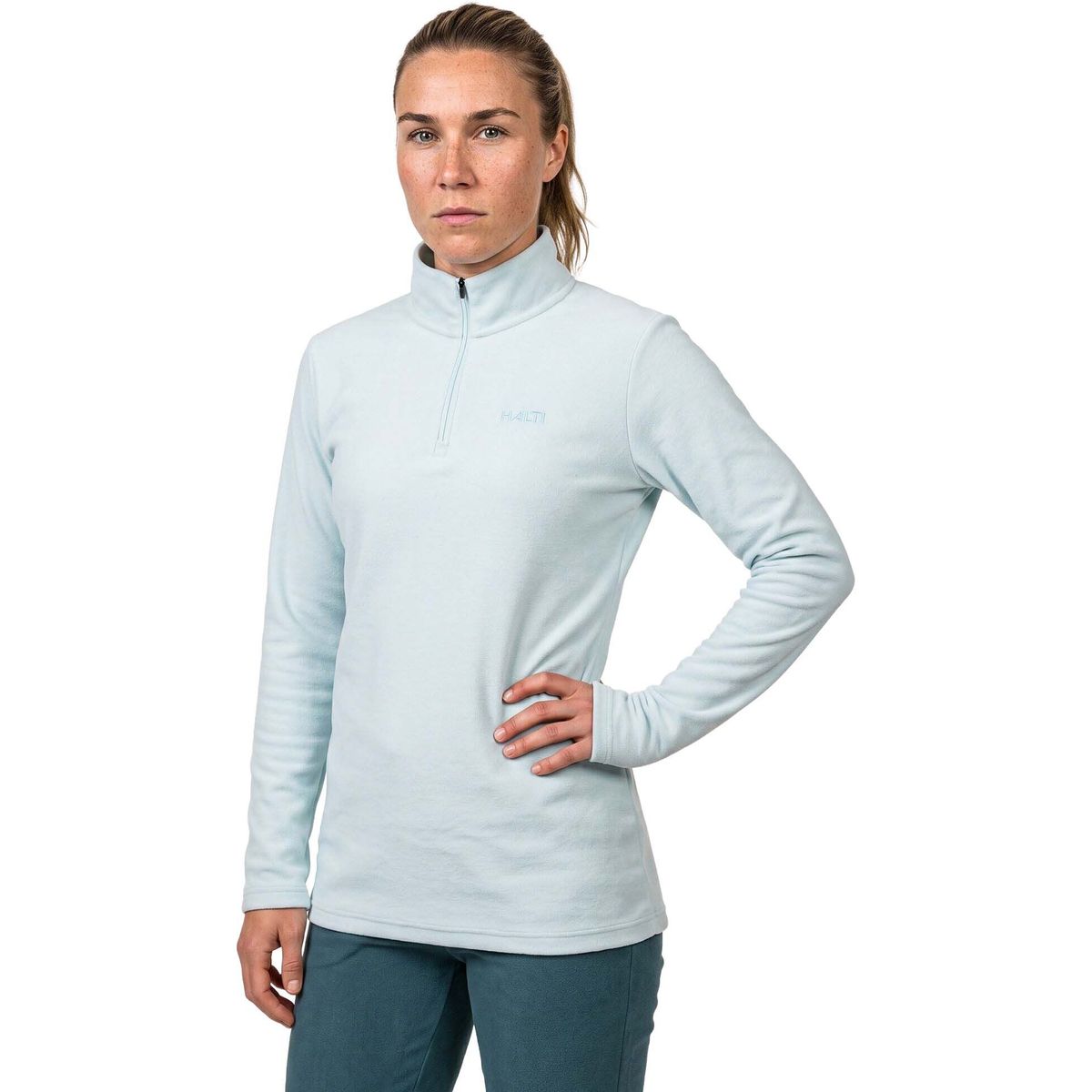 Halti Trone W Half-zip Shirt skylight blue (I30) 48 088-0295-I30-48