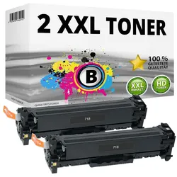 Druckfuxx, Toner, 2x TONER Kartuschen für Canon 718 LBP 7200CDN 7210CDN 7660CDN 7680CX MF 8350CDN