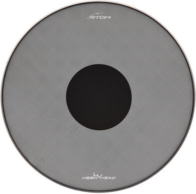 Rtom "LVMH22 22" Mesh Bass Drum Head" Schwarz
