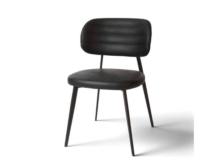 Chaise PRAGUE - Similicuir Noir BIS