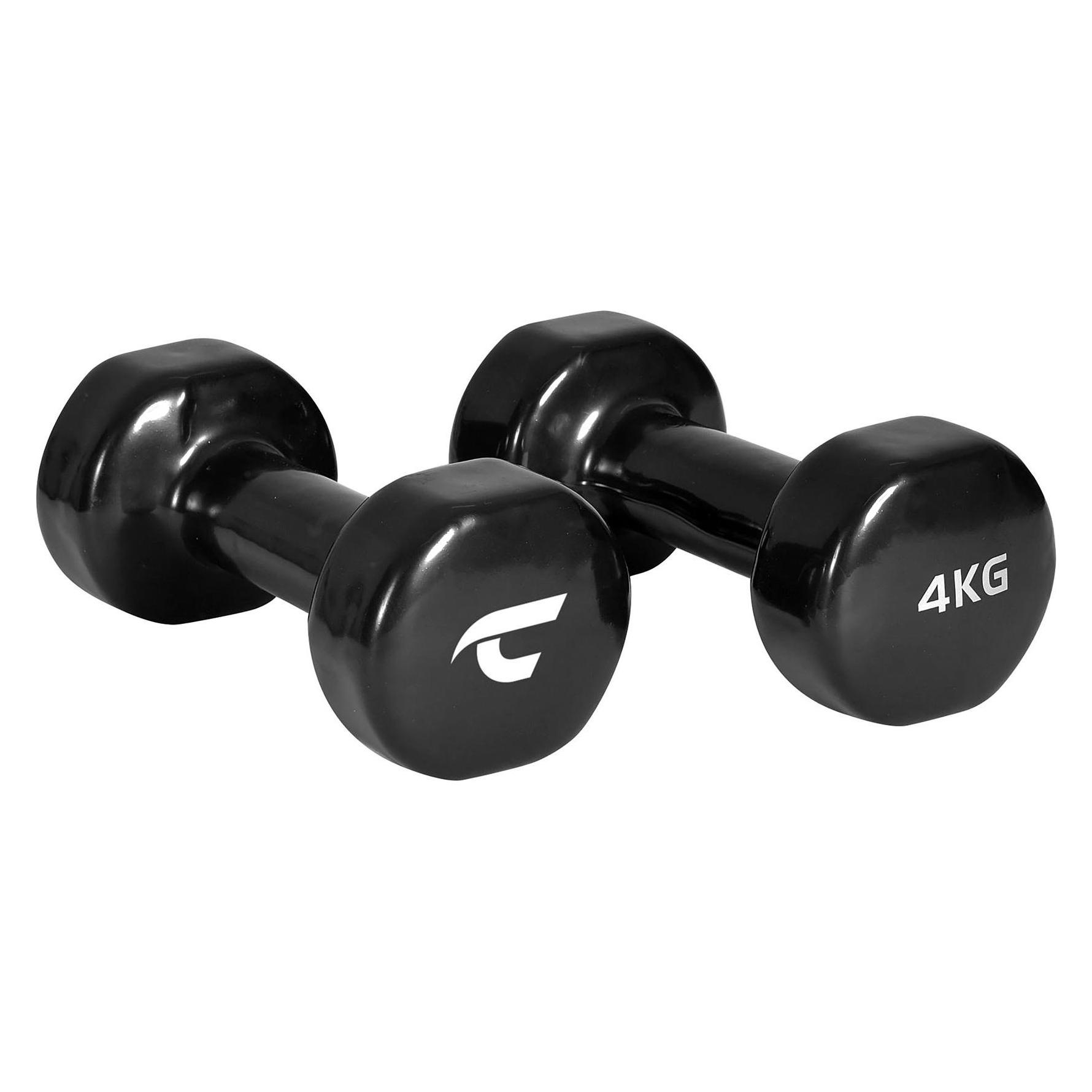 Christopeit Vynilhanteln Beauty Bells Fausthanteln 2 x 4 kg schwarz Die ergonomisch geformten Vinyl (2 x 4 kg) (31963758)