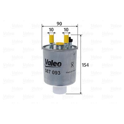 Valeo Kraftstofffilter [Hersteller-Nr. 587093] für Renault
