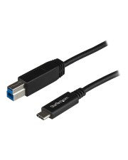 StarTech.com 1m USB 3.1 USB-C auf USB-B Kabel Anschlusskabel USB-Kabel M bis Type B M 1 m Schwarz für Apple MacBook (USB31CB1M)