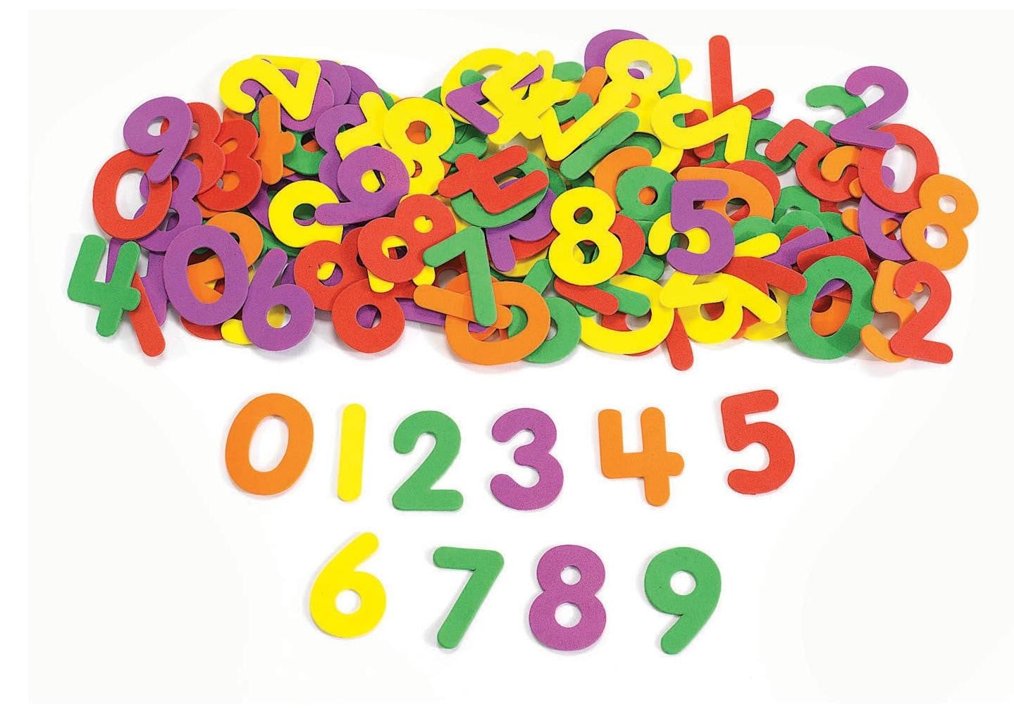 Colorations Getallen van schuim, 150 stuks