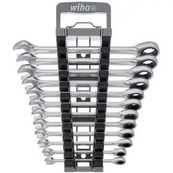 Wiha 44665 Wiha Ringratschen-Gabelschlüssel Set 44665