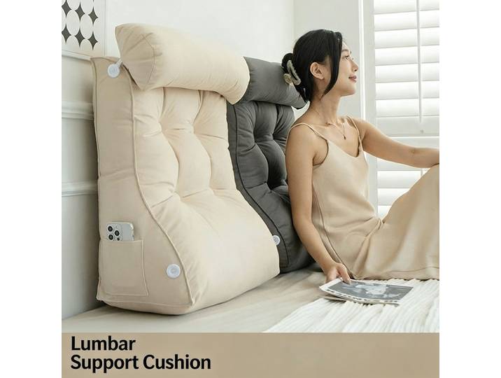 Coussin de dossier et de tête de lit, protection lombaire, coussin de canapé-lit, coussin de dossier et de tête de lit moelleux, tapis Tatami, amovible et lavable