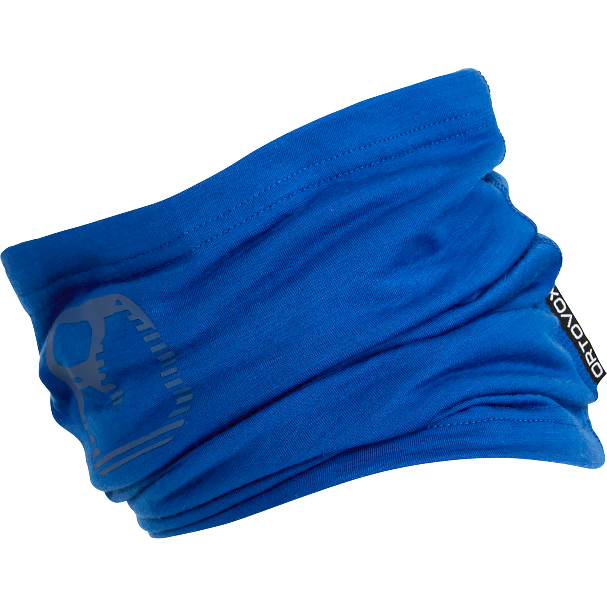 Ortovox 120 Cool Tec Logo Schlauchtuch Schals & Multifunktionstücher blau Bergsteigen Hautfreundlich Merinowolle | Lyocell (Tencel)