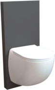 SFA Wand-WC 0044ABOX anthrazit, wandhängend, ohne Verfliesen