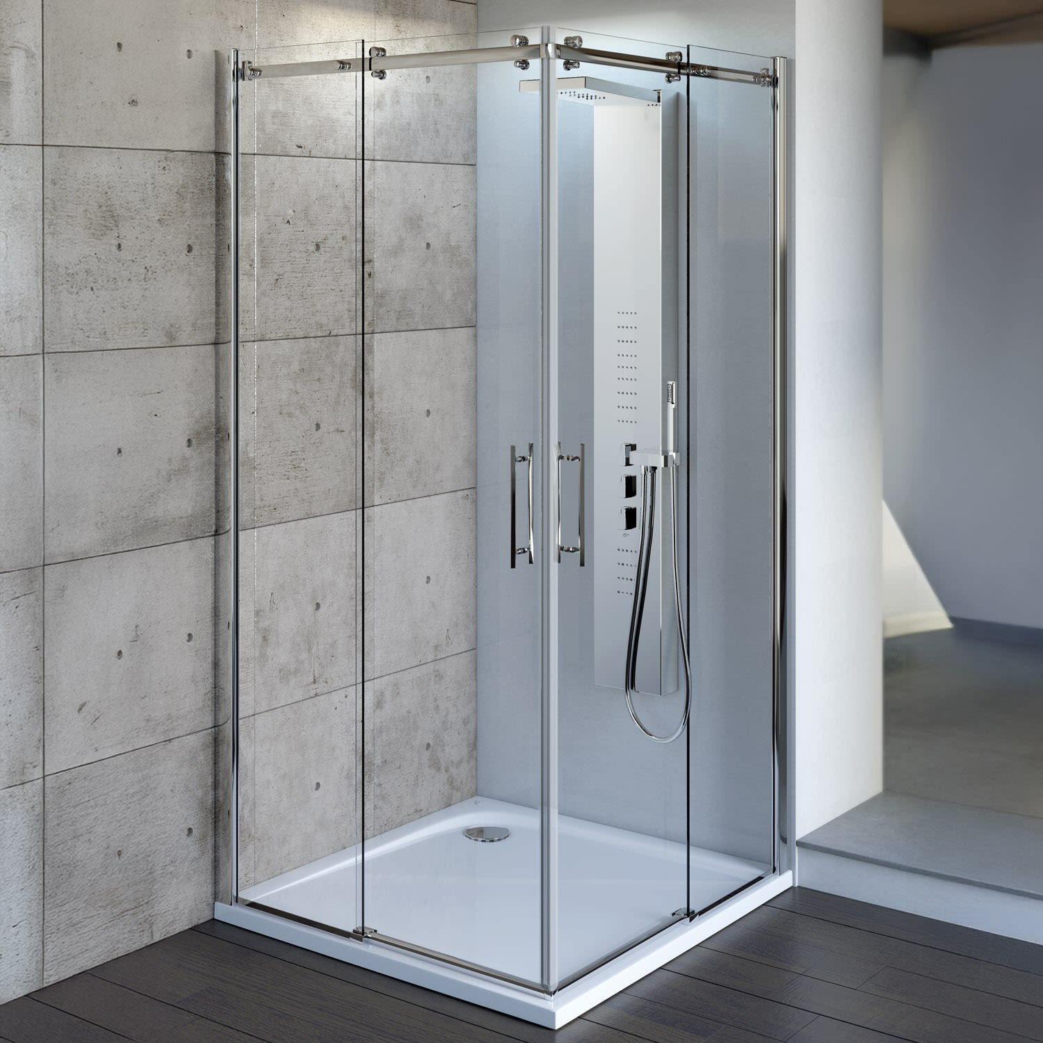 Ideal Standard Light Quadratische Brausewanne 80 x 80 cm