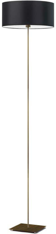 17 Stories Ayania 150cm Traditional Floor Lamp Black/Antique Gold 150cm H X 30cm W X 30cm D