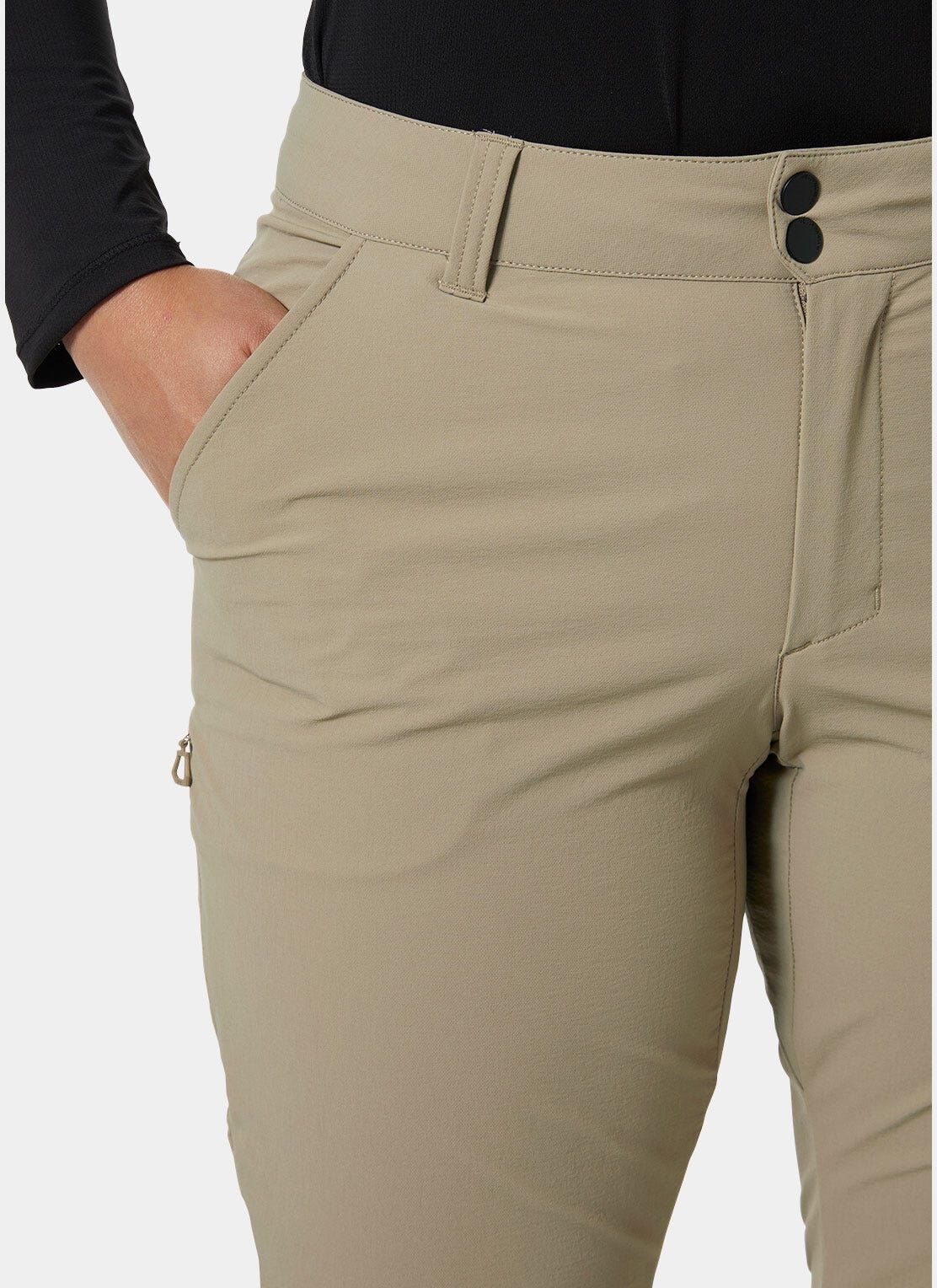 Helly Hansen Women's Brona Softshell Pants - Brown - S