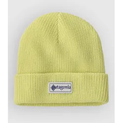Patagonia Logo Kids Beanie hut tripper label / vellum Gr. Uni