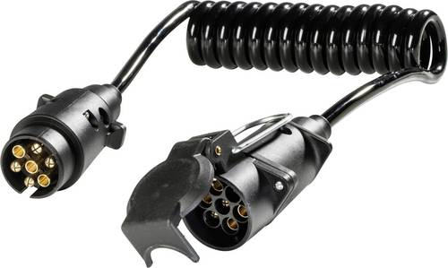AS Schwabe 61476 Anhänger Stecker [Stecker 7polig - Steckdose 7polig] Kunststoff