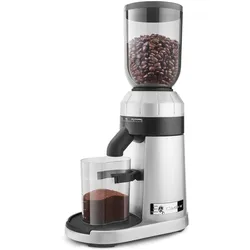 Catler Kegel-Kaffeemühle mit 25 Stufen und Metallkegel für 250 g Bohnen, Kaffeemühle, Grau, Schwarz