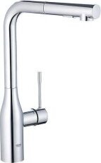 GROHE Essence New Einhand Spültischbatterie mit herausziehbarer Dual Handbrause