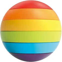 Toi-Toys Little Stars Baby Stapelturm Puzzleball, 6-tlg.