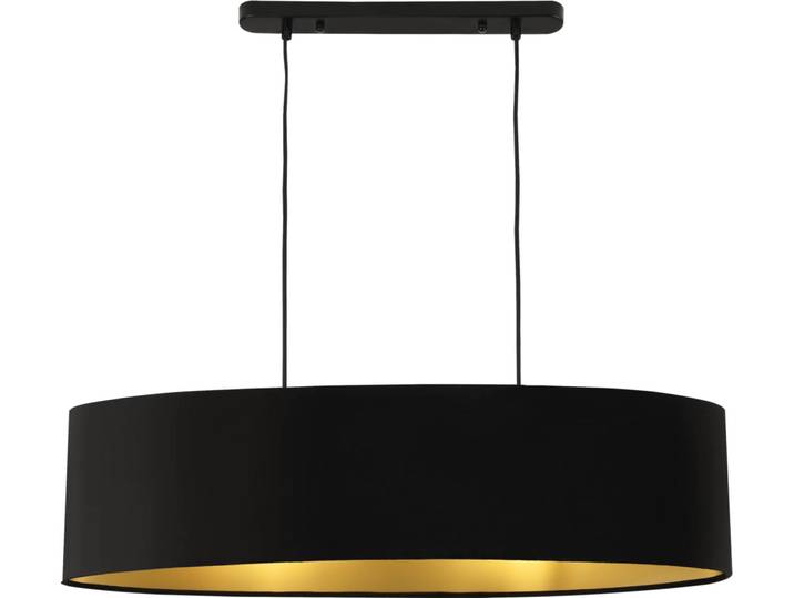 Design Hängeleuchte Pendelleuchte 2-flammig Hängelampe Leuchte Stoff [lux.pro]