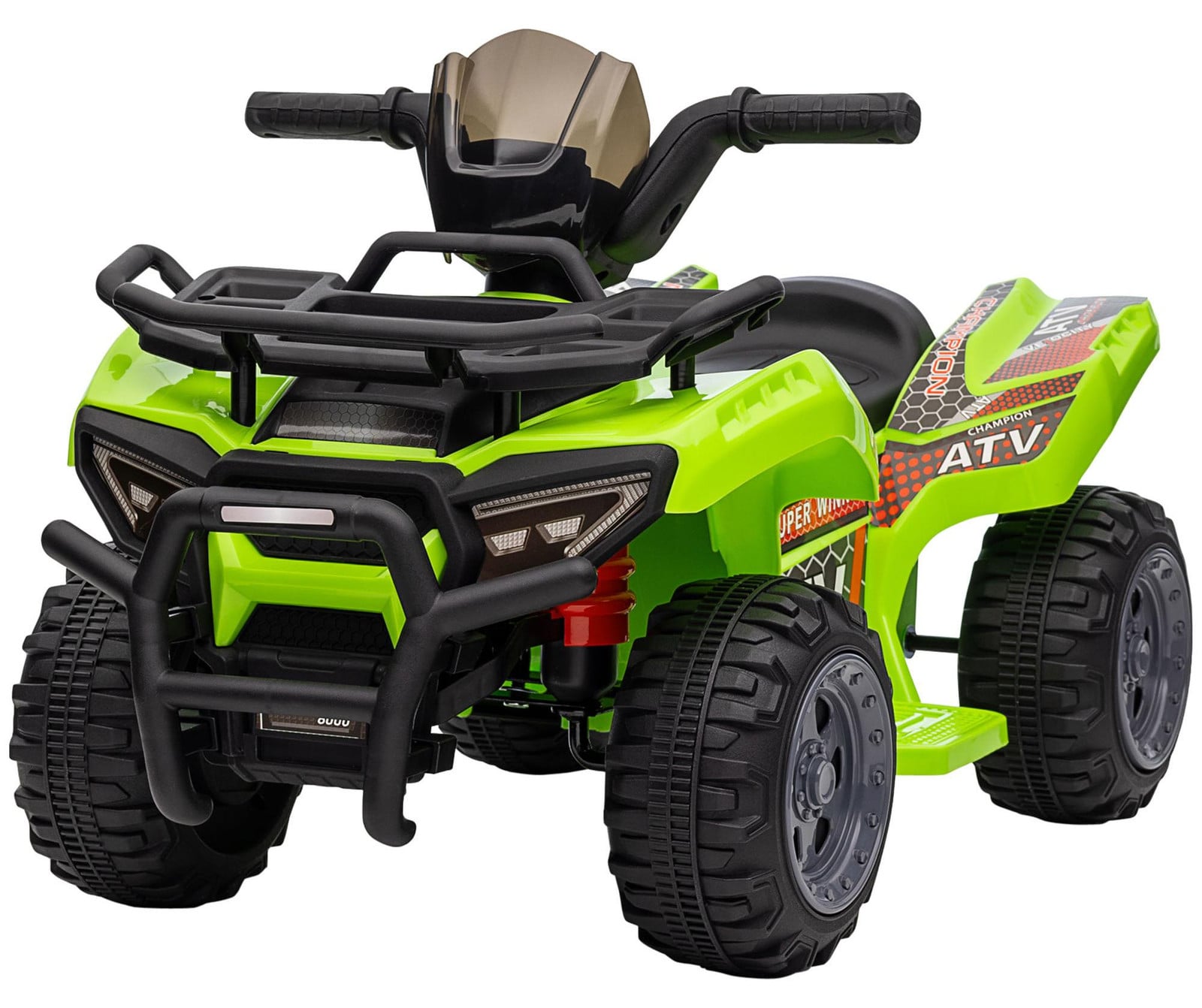 HOMCOM Electroquad 6V elektrische kinderauto met LED-koplampen