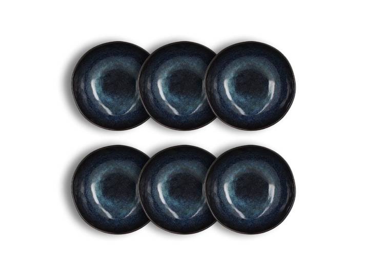 Lot de 6 coupelles en grès bleu 17,5cm