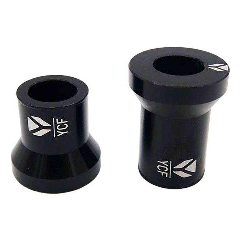 Entretoise de roue arrière YCF - Ø15x22x38mm et Ø15x22x29mm - Noir