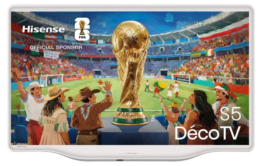 Hisense 43S5Q, 109,2 cm (43"), 3840 x 2160 Pixel, QLED, Smart-TV, WLAN, Silber, Weiß