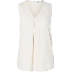 Tchibo - Ärmellose Leinenbluse - Damen - Gr. 48 - creme