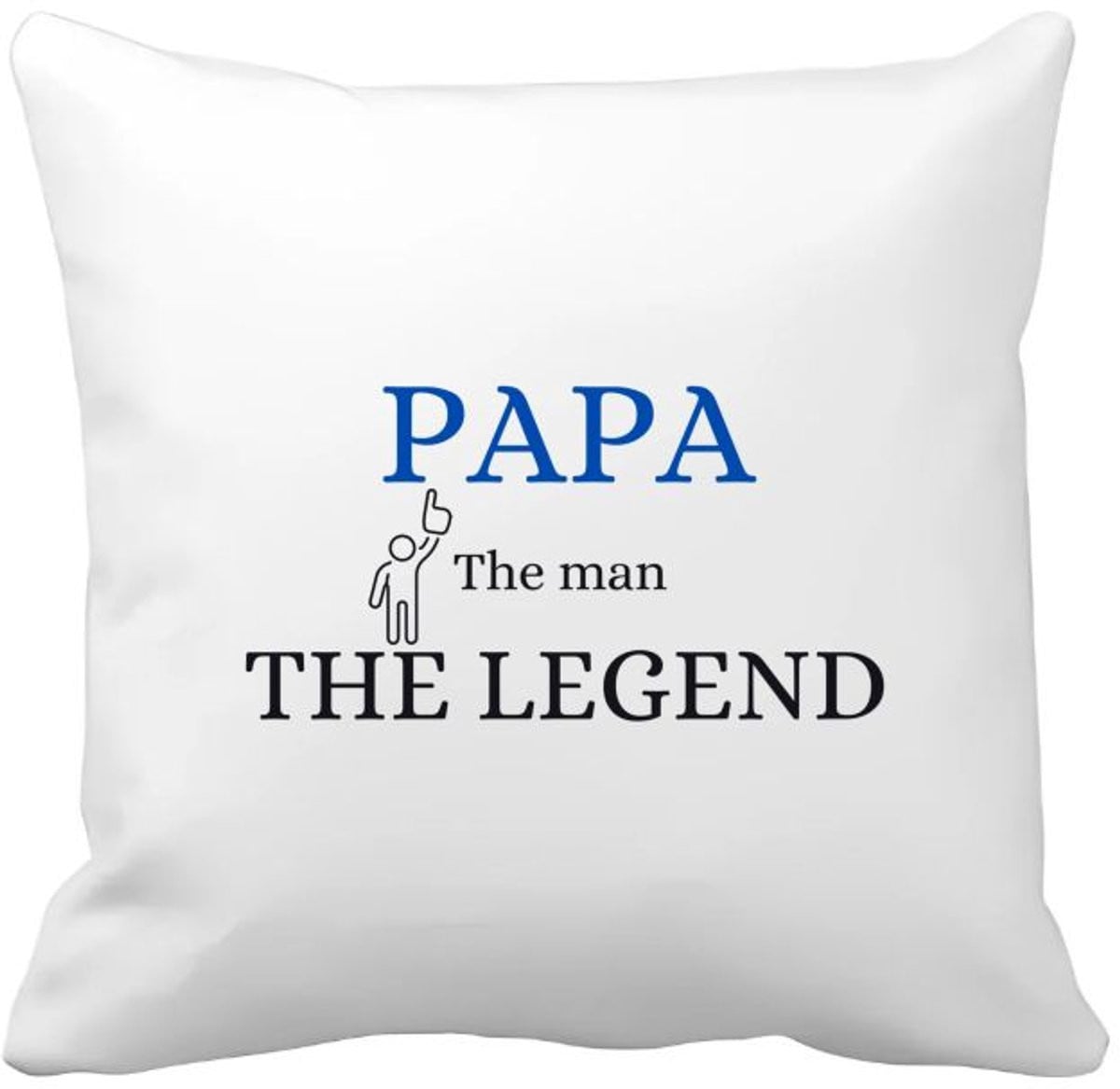 Akyol Papa The Man The Legend Kussenhoes - Papa - 40 x 40 cm