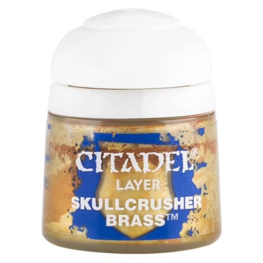 Games Workshop Citadel Pot de Peinture - Layer Skullcrusher Brass (12ml) (9918995127606)