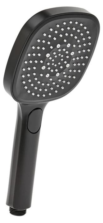 SAT handdouche gebogen 3-voudig zwart mat SATBSRS61C