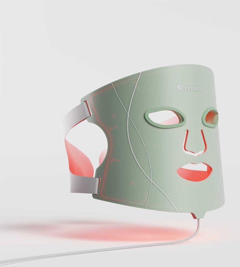 Nanoleaf LED Lichttherapie Gesichtsmaske