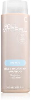 Paul Mitchell Hydrate Sheer Hydration Shampoo champô hidratante para cabelo brilhante e macio 300 ml. Hydrate Sheer Hydration Shampoo
