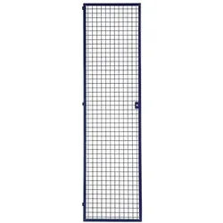 HP Autozubehör, Regal Zubehör, Gittertür LOGS 240 H1970xB540mm blau RAL 5022 abschliessbar