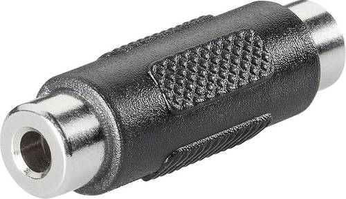 BKL Electronic 1102046 1102046 Klinke Audio Adapter [1x Klinkenbuchse 3.5mm - 1x Klinkenbuchse 3.5 mm] Schwarz