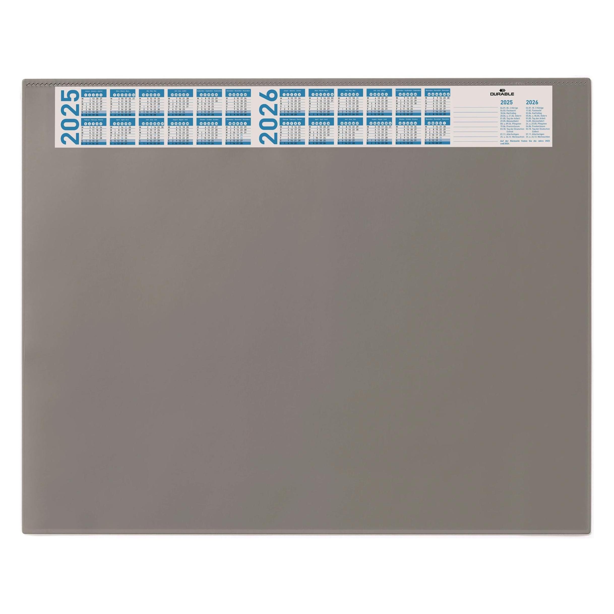 Durable Schreibunterlage mit Jahreskalender (65 x 52 cm) (720410)