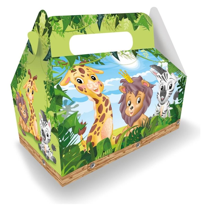 Magni Papier-Lunchbox Zootiere 23x13x12cm (43487292)