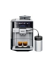 Siemens EQ.6 plus s700 Automatische Kaffeemaschine mit Milchaufschäumer 19 bar Edelstahl/Schwarz (TE657M03DE)