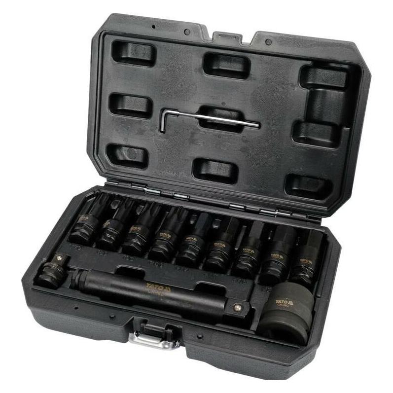 Yato KLUCZE TORX / HEX UDAROWE 12 elem. 10655 (YT-10655)