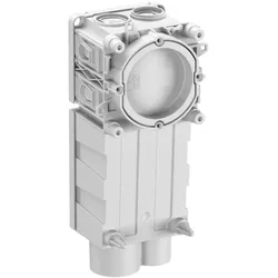 Spelsberg 98406701 Geräte-Verbindungsdose, grau, Schutzart IP30, geeignet für Betonbau, Schutzklasse II, Bemessungsspannung 230V AC, VDE