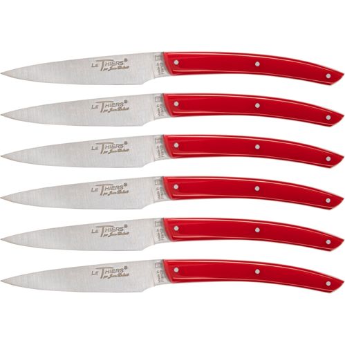 Laguiole Jean Dubost Messer Set 6 tlg., Acrylic Red