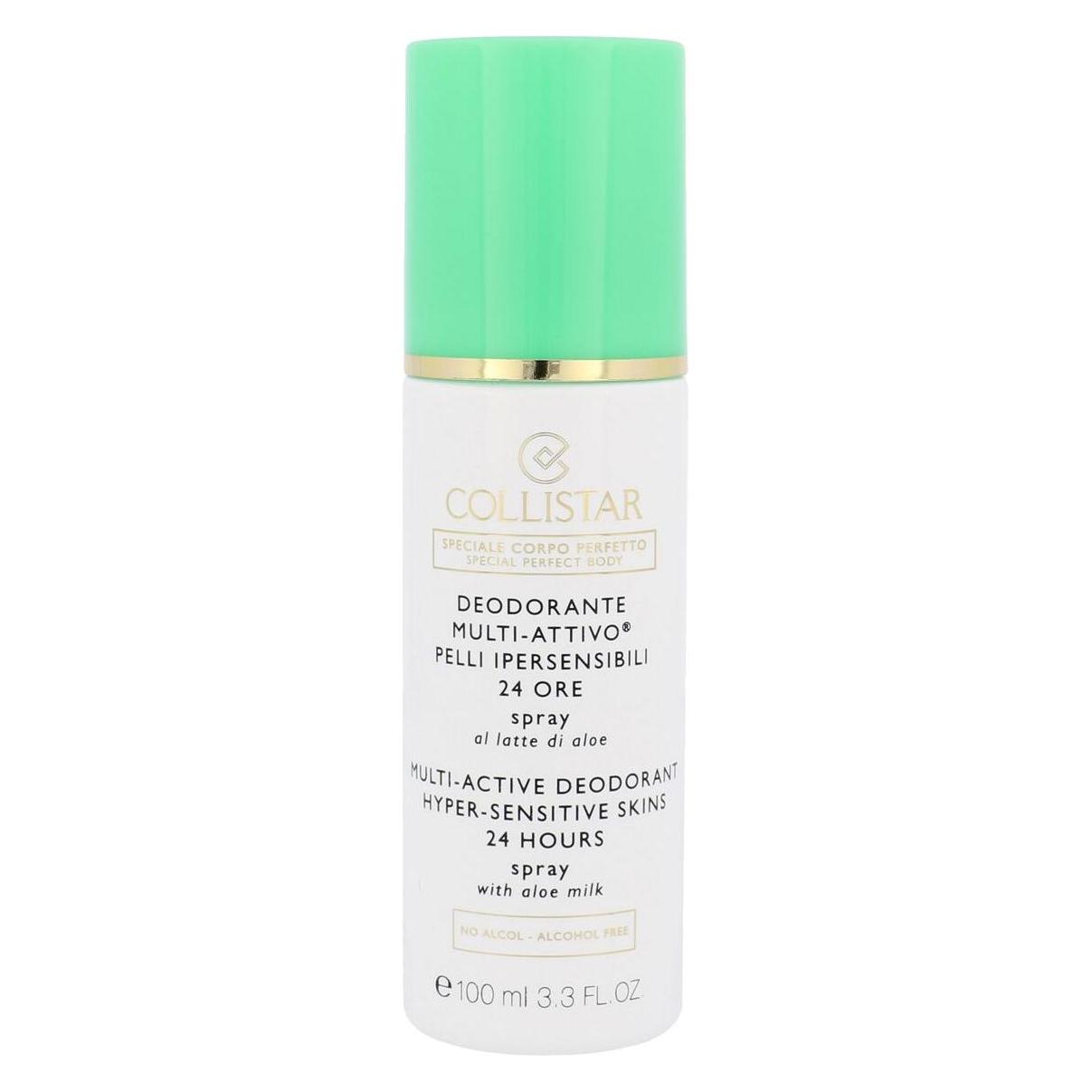 Collistar Multi Active Deodorant Hyper Sensitive Skins With Aloe Milk (Spray, 100 ml) (K25112)