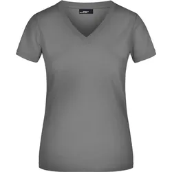 James & Nicholson Damen V-Ausschnitt T-Shirt JN004