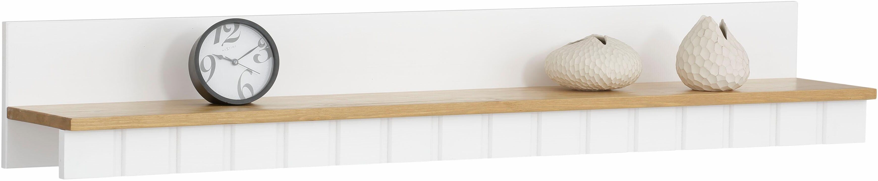 Wandregal OTTO HOME "Trinidad", gelb (weiß, honigfarben), Regale, Wandregal, Breite 120 cm