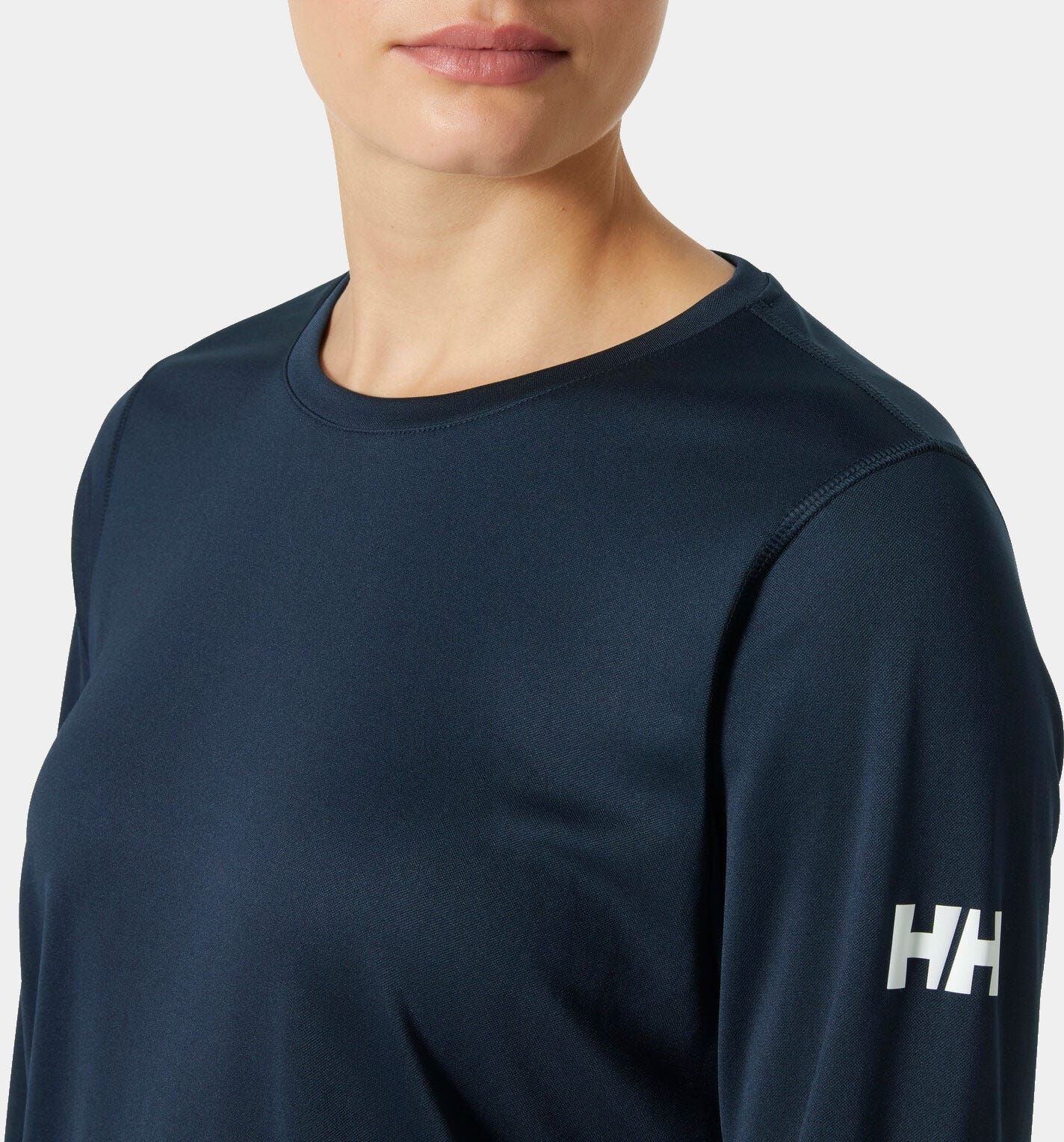 Helly Hansen Women's Tech Crew Long Sleeve 2.0 - Blue - L