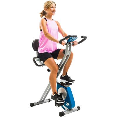 Heimtrainer XTERRA FITNESS "XTERRA FB350 Folding Bike", blau (silber), HeimtrainerB:53cm H:128cm L:103cm, Heimtrainer, magnetischer Widerstand, B:53cm H:128cm L:103cm