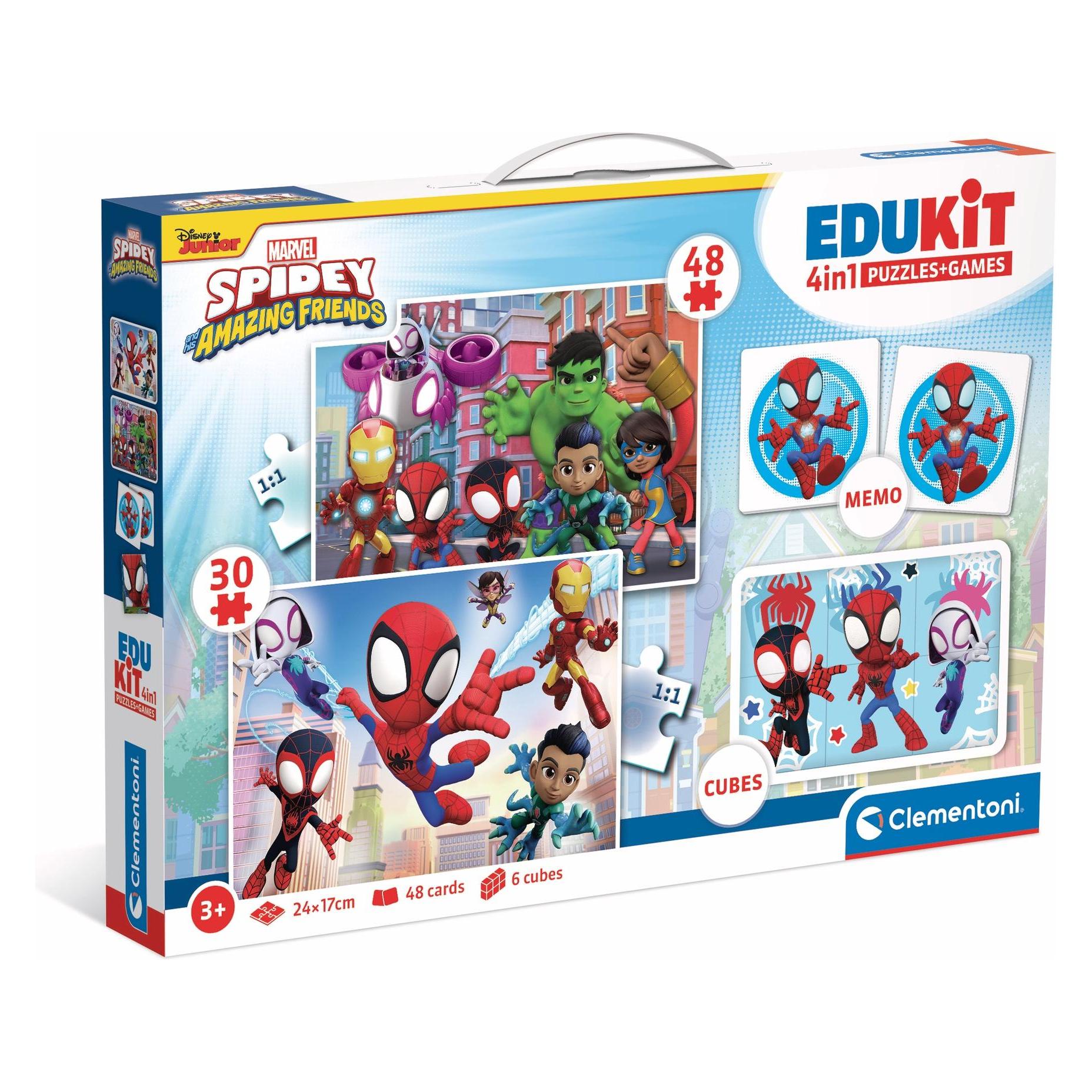 Clementoni Edukit 4 in 1 - Spidey (Französisch) (18295)