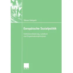 Europäische Sozialpolitik, Fachbücher von Tobias Vahlpahl